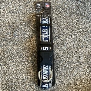 Seahawks Large Dog Collar
